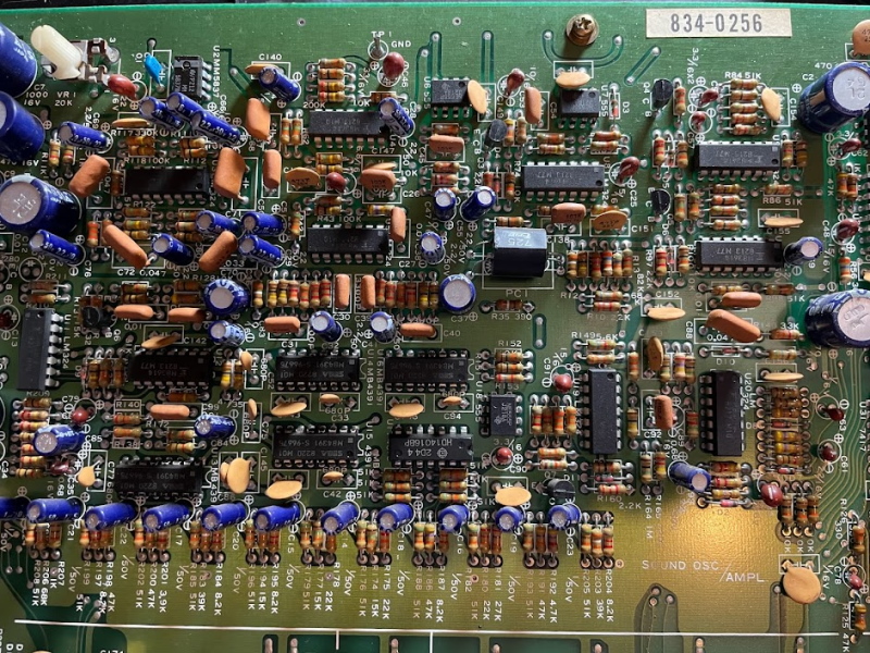A complex analog circuitboard